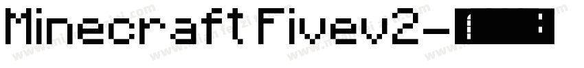 Minecraft Fivev2字体转换